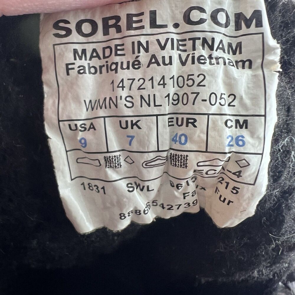 Sorel Tivoli Waterproof Calf High Lace Up Snow Boots Women's Size 9 - Picture 7 of 7